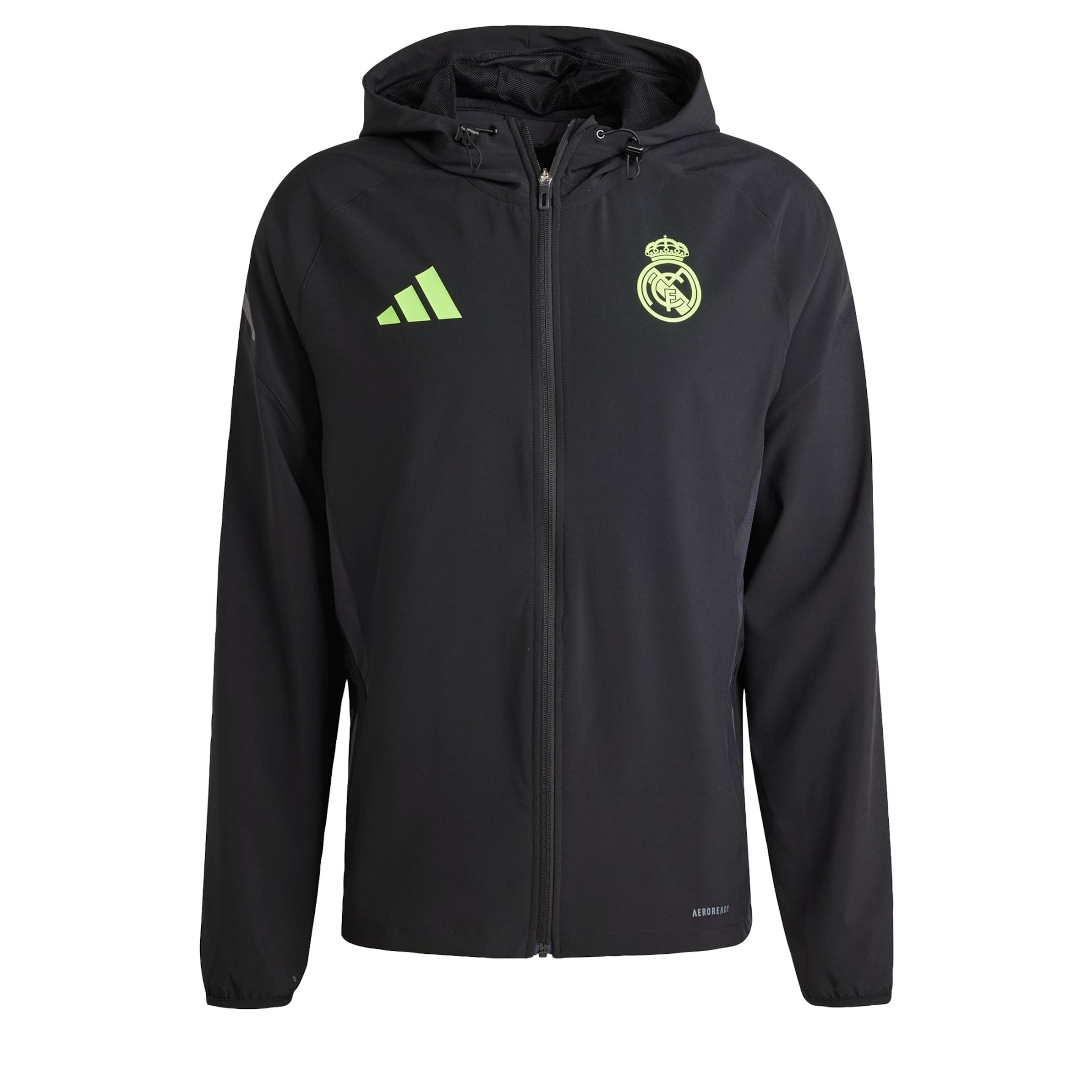 Giacca per l'allenamento 'Real Madrid Tiro 25 Pro' di ADIDAS PERFORMANCE in nero: frontale