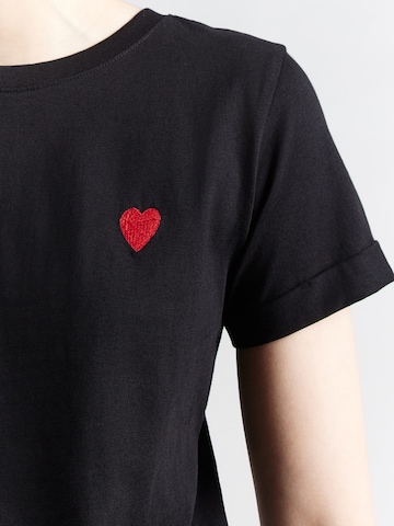 T-shirt 'Lo44ve' Hailys en noir