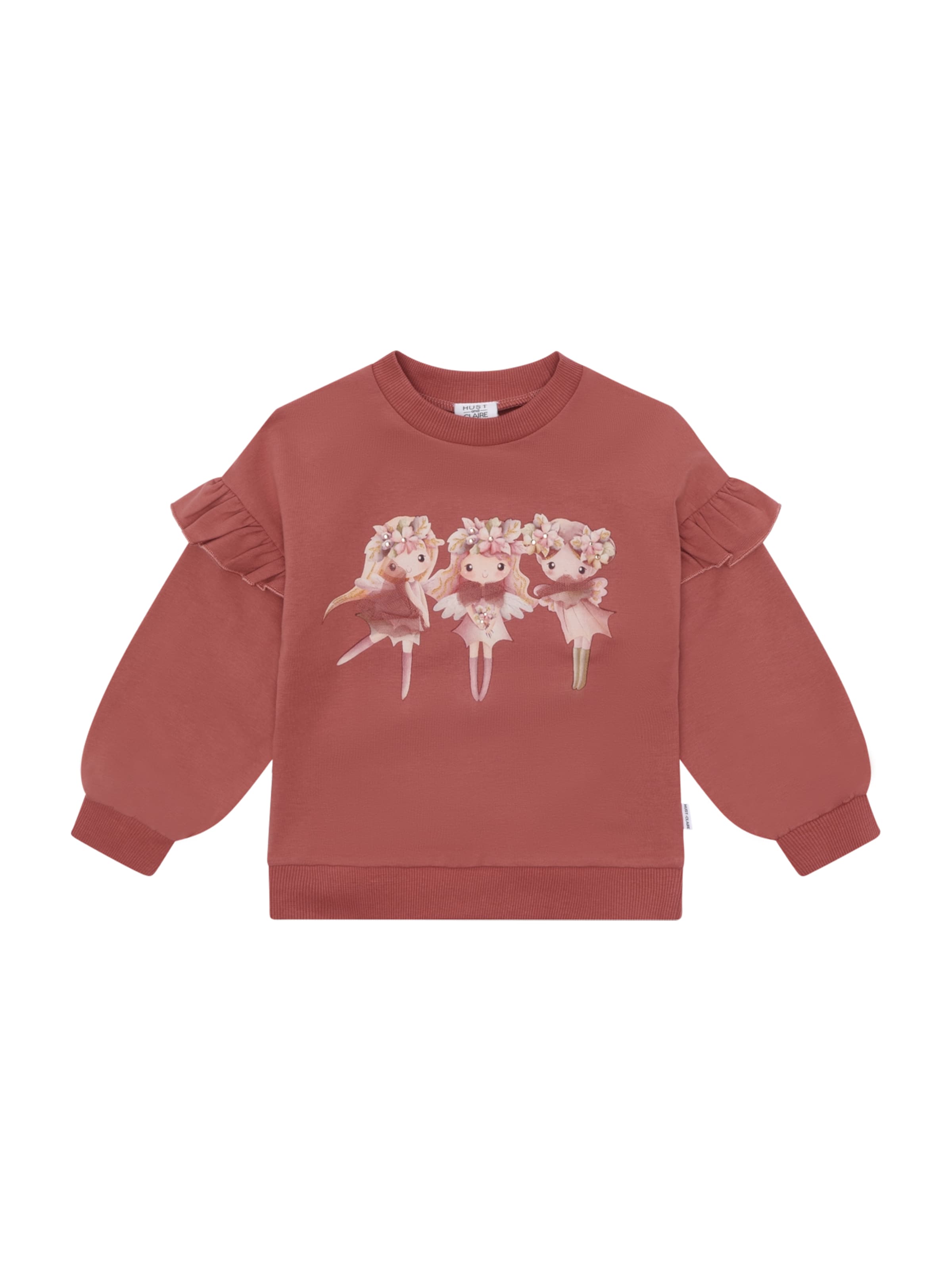 Hust & Claire Sweatshirt 'Sicilia Magic' i rosa: framsida