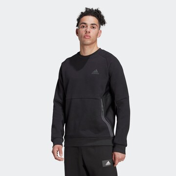 ADIDAS SPORTSWEAR Sport sweatshirt 'Designed For Gameday' i svart: framsida