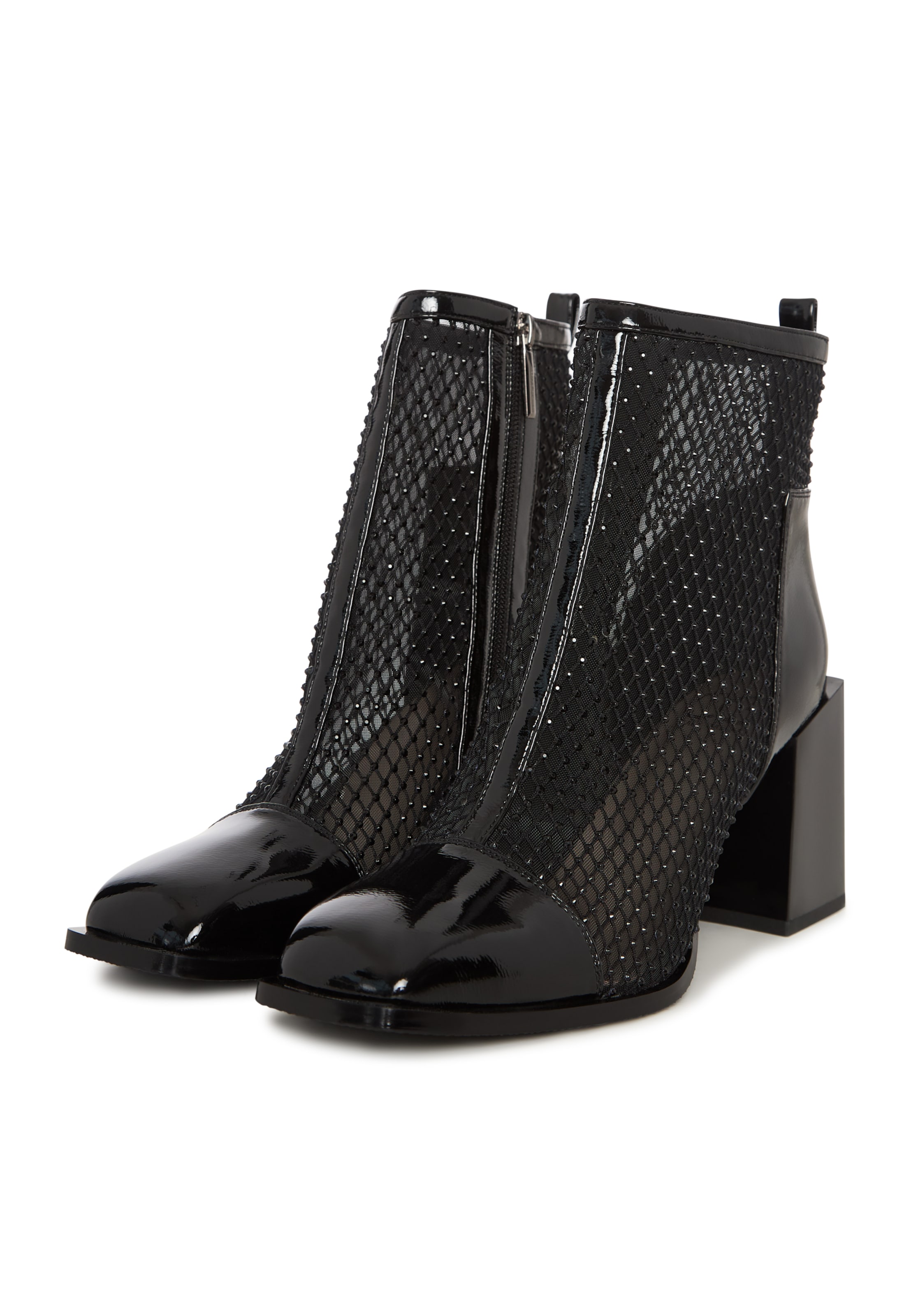CESARE GASPARI Stiefelette in Schwarz