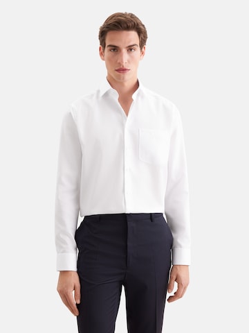 Coupe regular Chemise business SEIDENSTICKER en blanc
