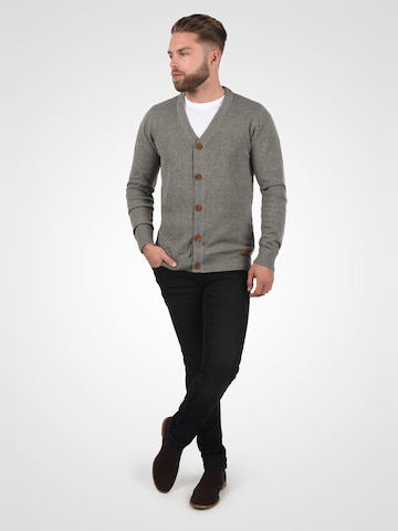 BLEND Knit cardigan in Grey: front