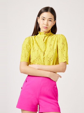 NAF NAF Blouse 'Evual' in Yellow: front