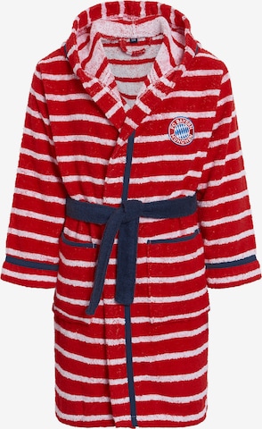 FC BAYERN MÜNCHEN Bathrobe 'FC Bayern München' in Red: front