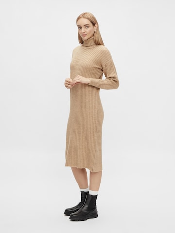 PIECES Knit dress 'SILLA' in Brown: front