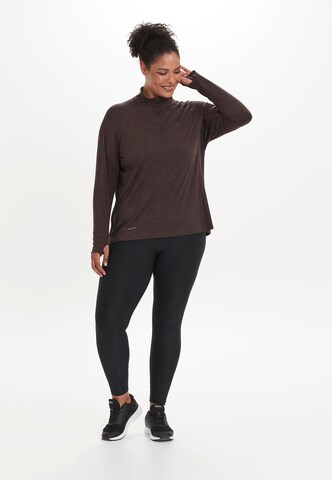 Q by Endurance Performance shirt 'FERMIER' in Brown