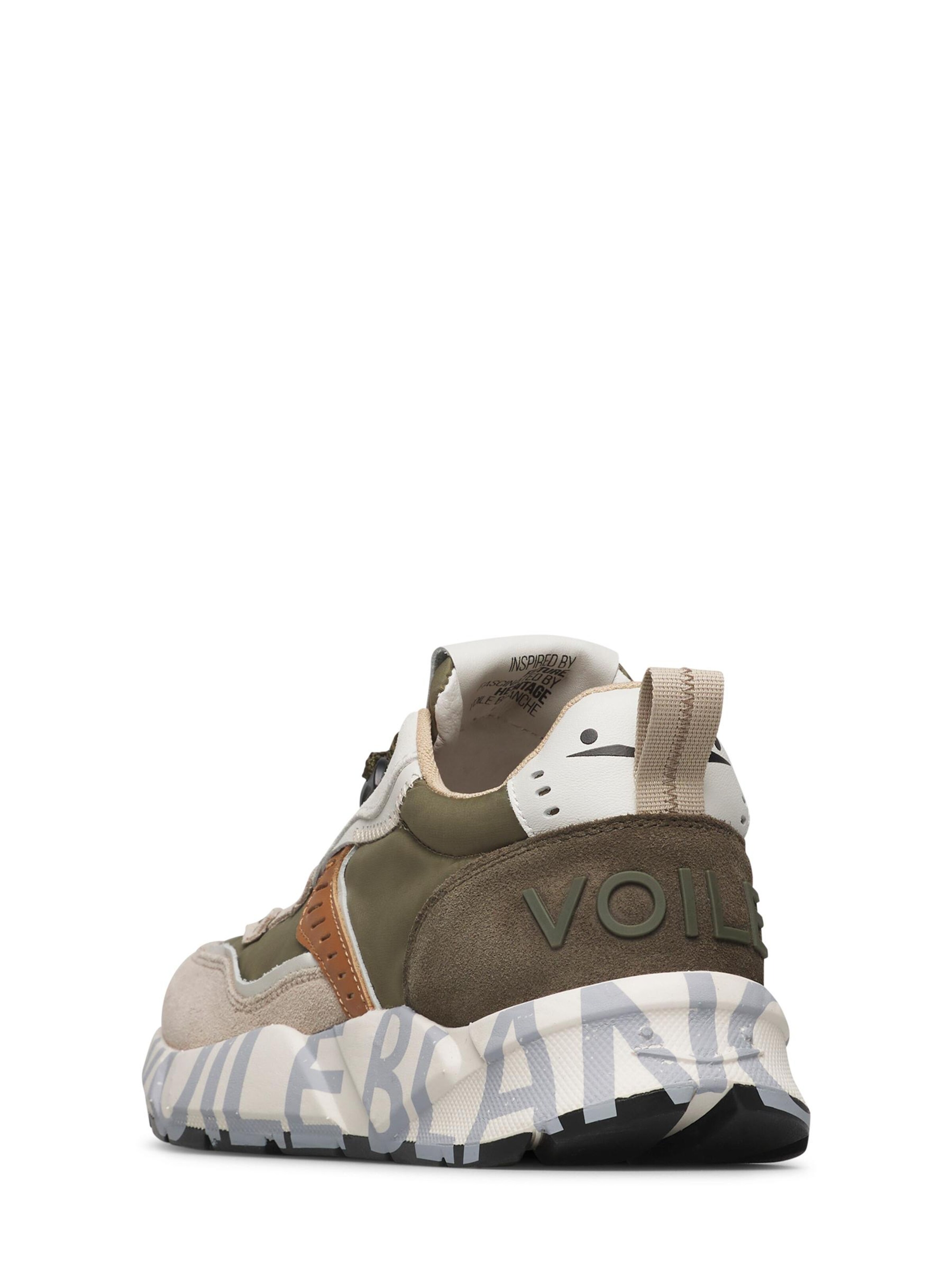 Voile blanche Platform trainers 'CLUB01.' in Green