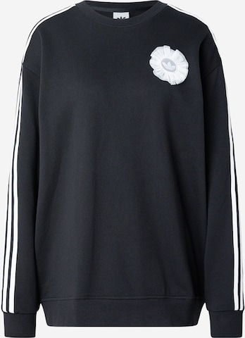 ADIDAS ORIGINALSSweater majica - crna boja: prednji dio