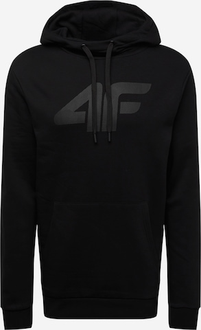 4FSportska sweater majica - crna boja: prednji dio