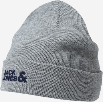 JACK & JONES Σκούφος 'DNA' σε γκρι: μπροστά