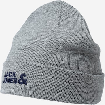 JACK & JONES Beanie 'DNA' in Grey: front