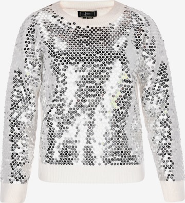 faina Sweter w kolorze biały: przód