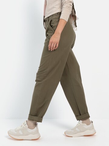 CAMEL ACTIVE Loosefit Chinohose in Grün