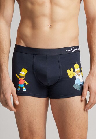 INTIMISSIMI Boxershorts 'THE SIMPSONS' in Blau: predná strana