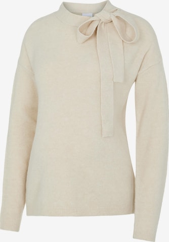 MAMALICIOUS Sweater 'Emily' in White: front