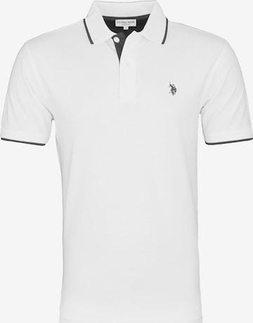 T-Shirt U.S. POLO ASSN. en blanc : devant