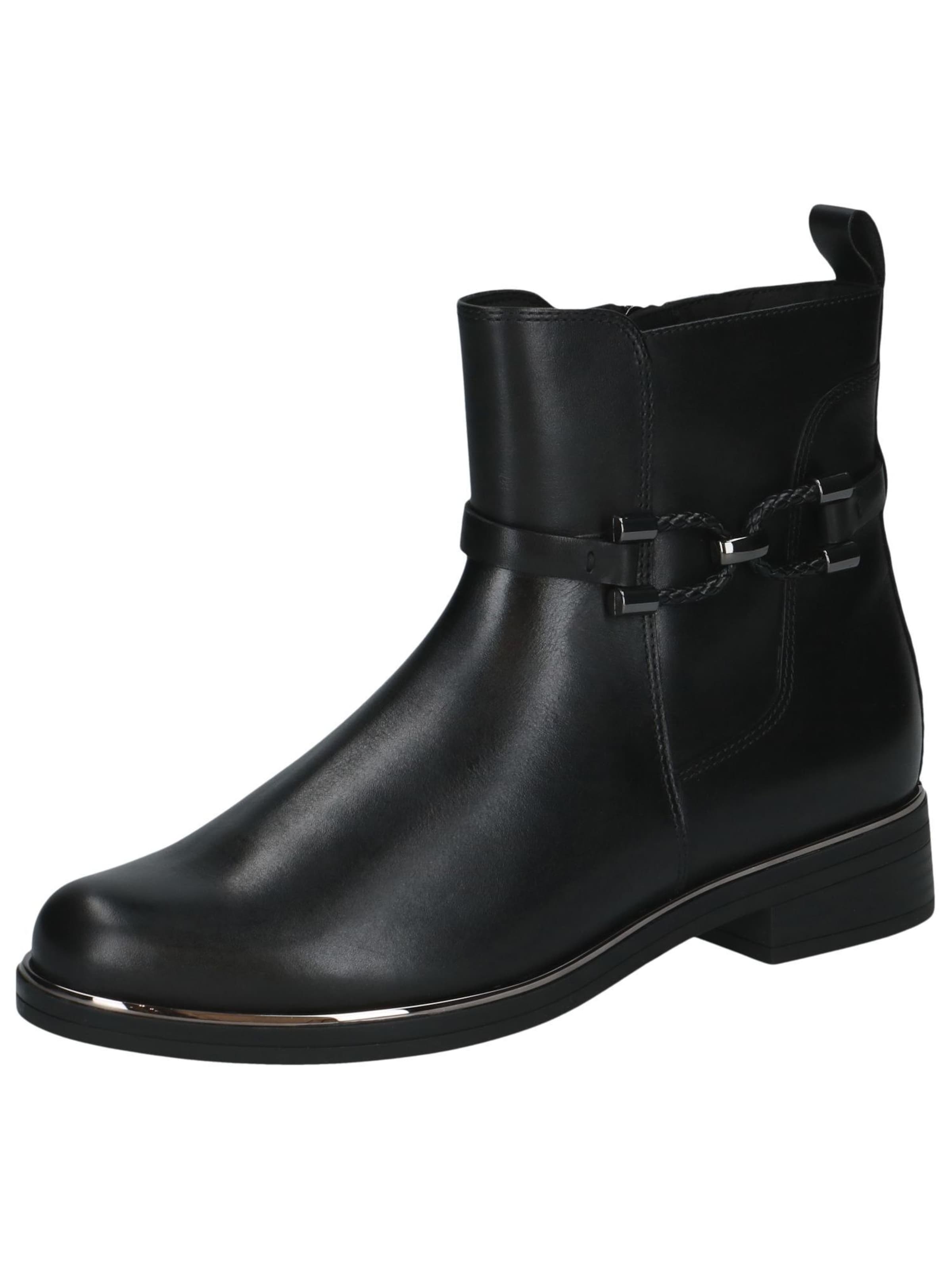 CAPRICE Stiefelette in Schwarz: Vorderseite