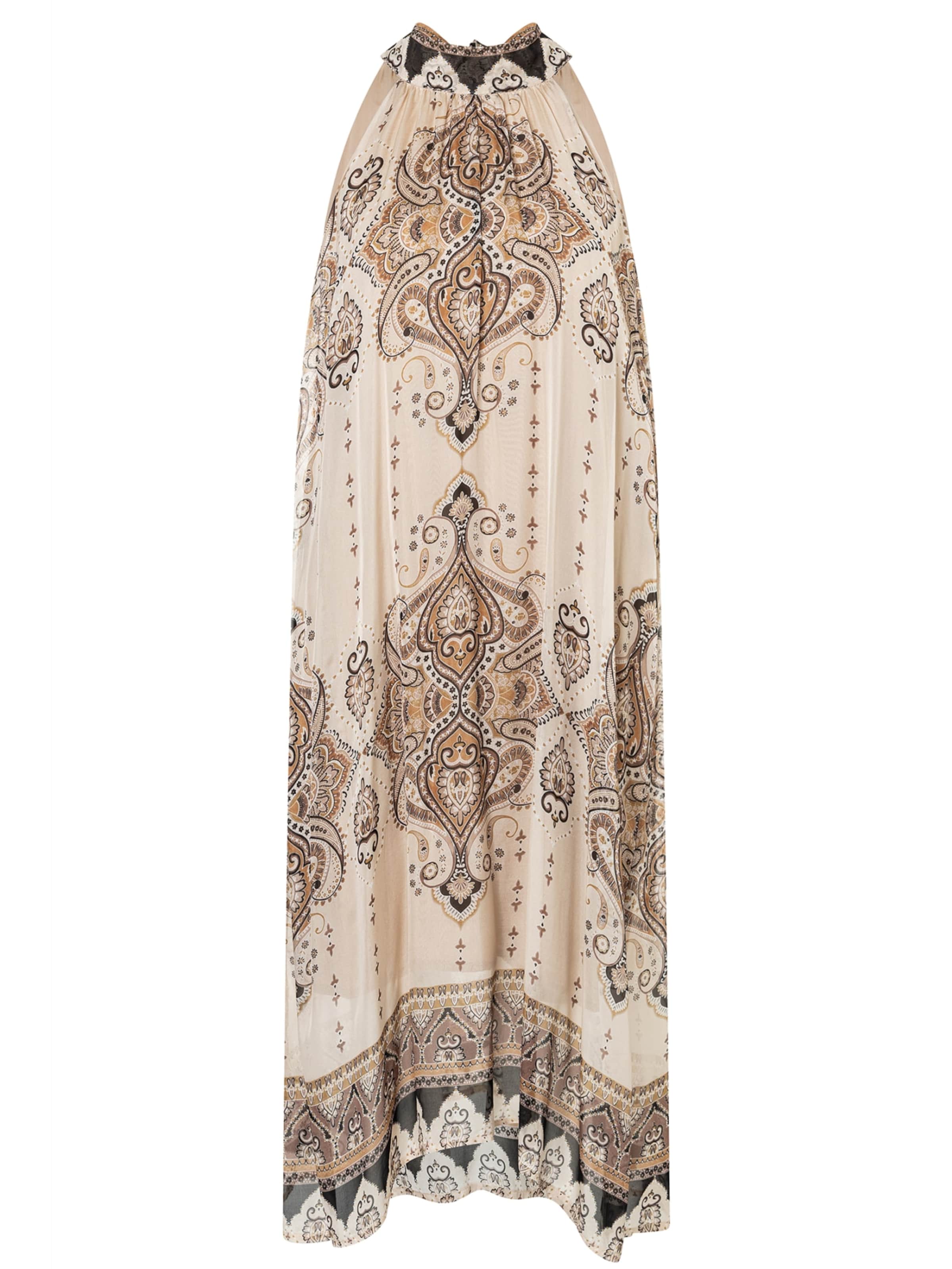 Ana Alcazar Robe 'Deani' en beige / camel / noisette / noir, Vue avec produit