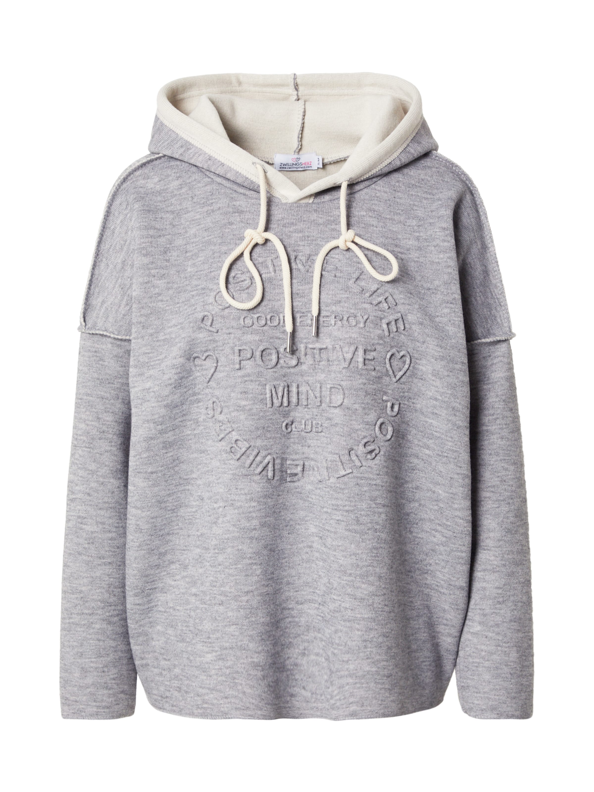 Zwillingsherz Πουλόβερ σε γκρι: μπροστά