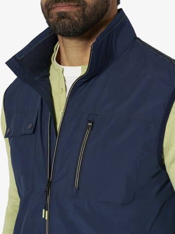 Jan Vanderstorm Vest 'Tjorm' in Blue