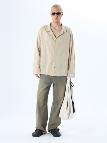 VAMOS CLO Comfort fit Overhemd in Beige