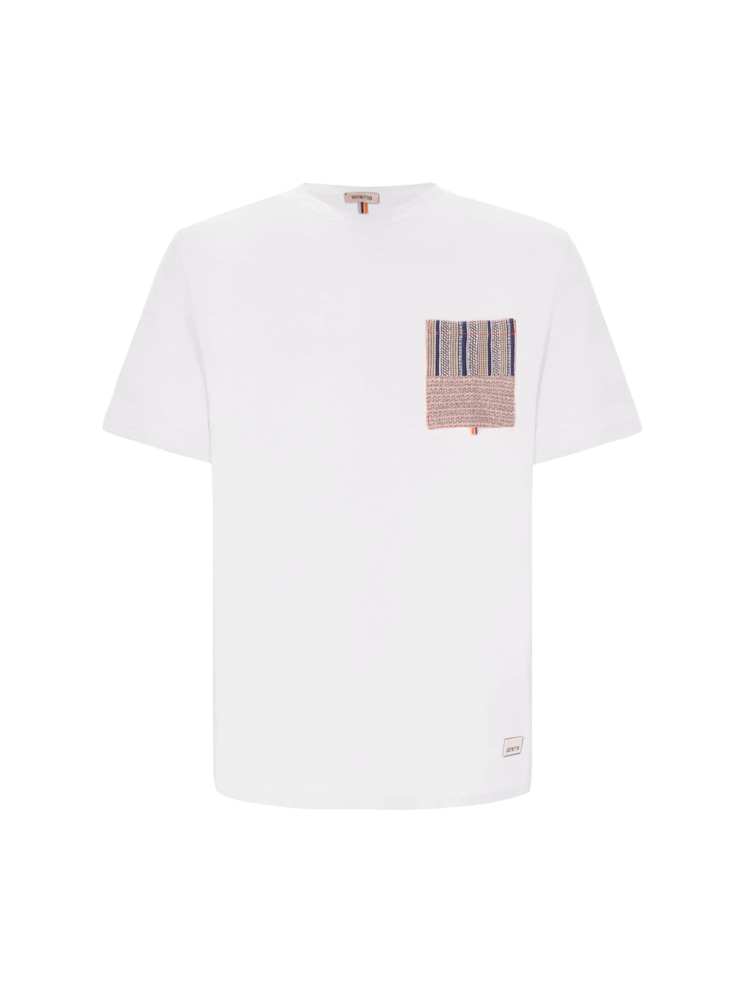 T-Shirt 'Tobart' Distretto12 en blanc : devant