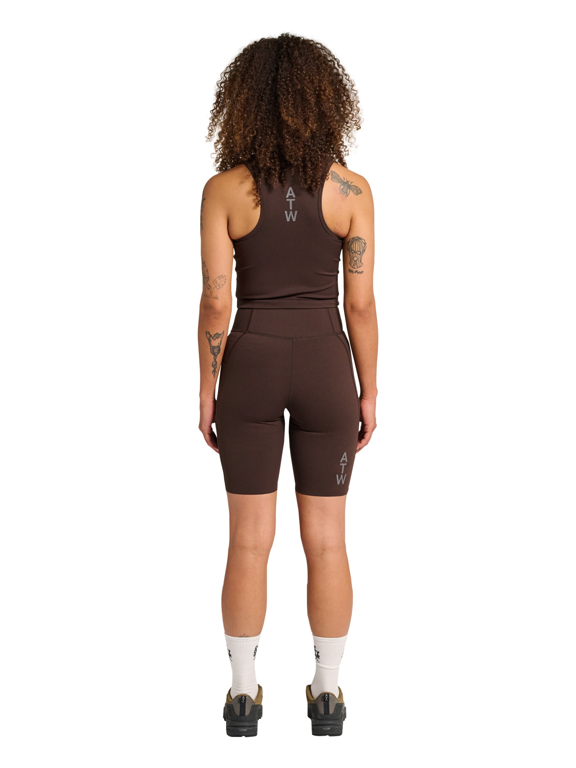 HALO Skinny Workout Pants in Brown