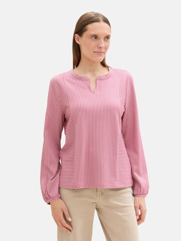 TOM TAILOR Bluse i rosa