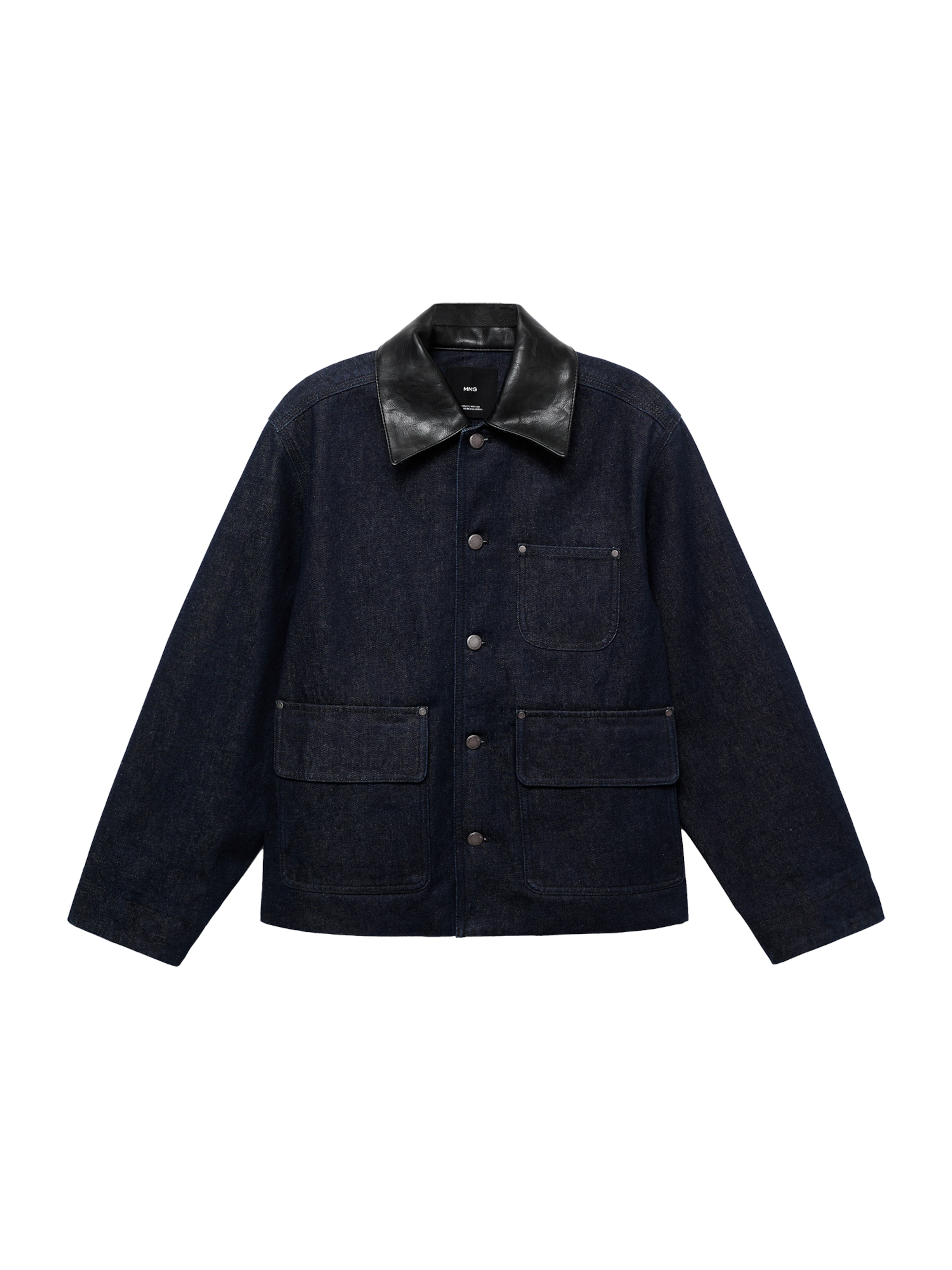 MANGO Kurtka przejściowa 'Celia' w kolorze niebieski: przód