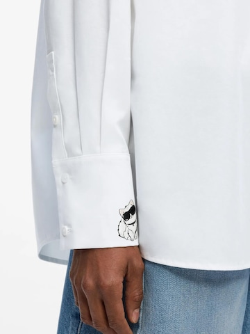 Karl Lagerfeld Halenka 'Ikon Choupette' – bílá