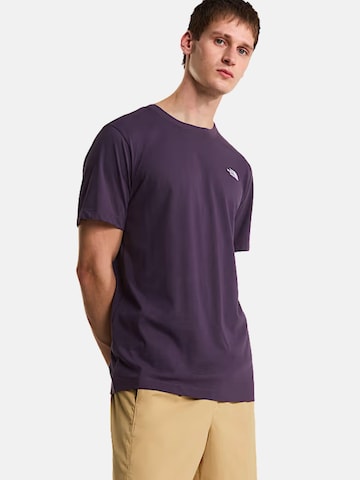 T-Shirt 'EVO SD REG SS' THE NORTH FACE en violet : devant