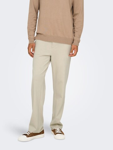 regular Pantaloni chino 'ONSMark' di Only & Sons in grigio: frontale