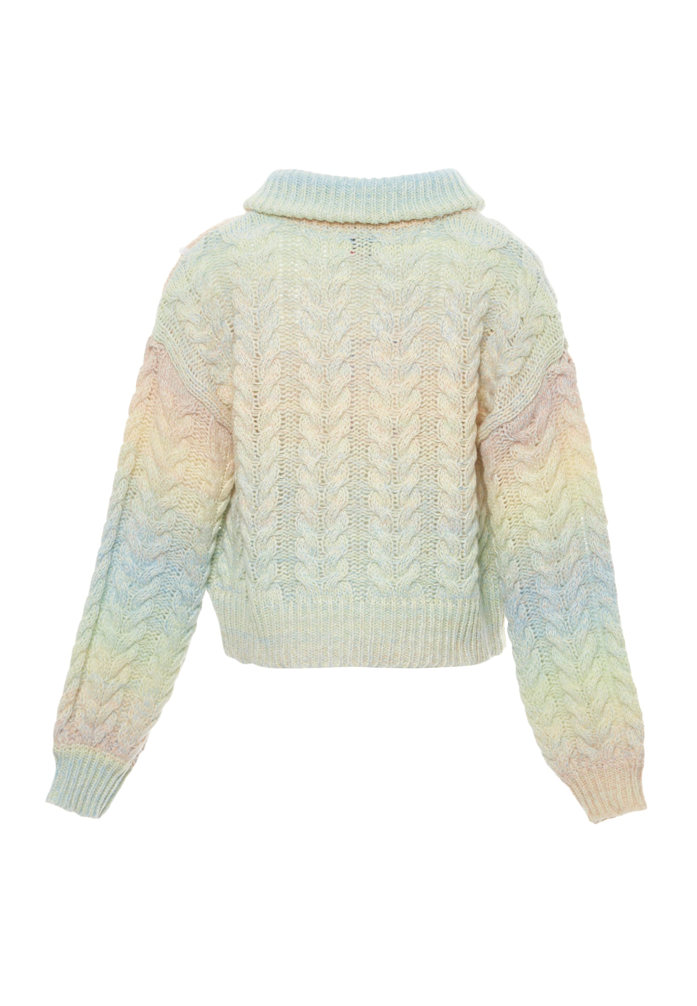 MYMO Pletena jopa | mešane barve barva