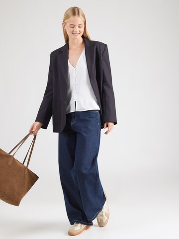 Camicia da donna di PIECES in bianco