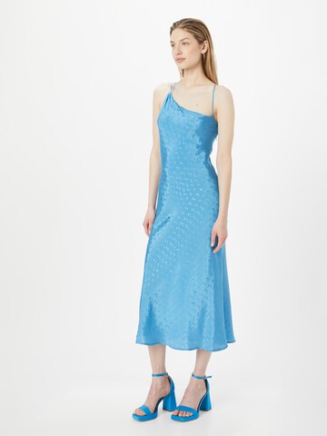 FRNCH PARIS - Vestido de festa 'MELINE' em azul: frente