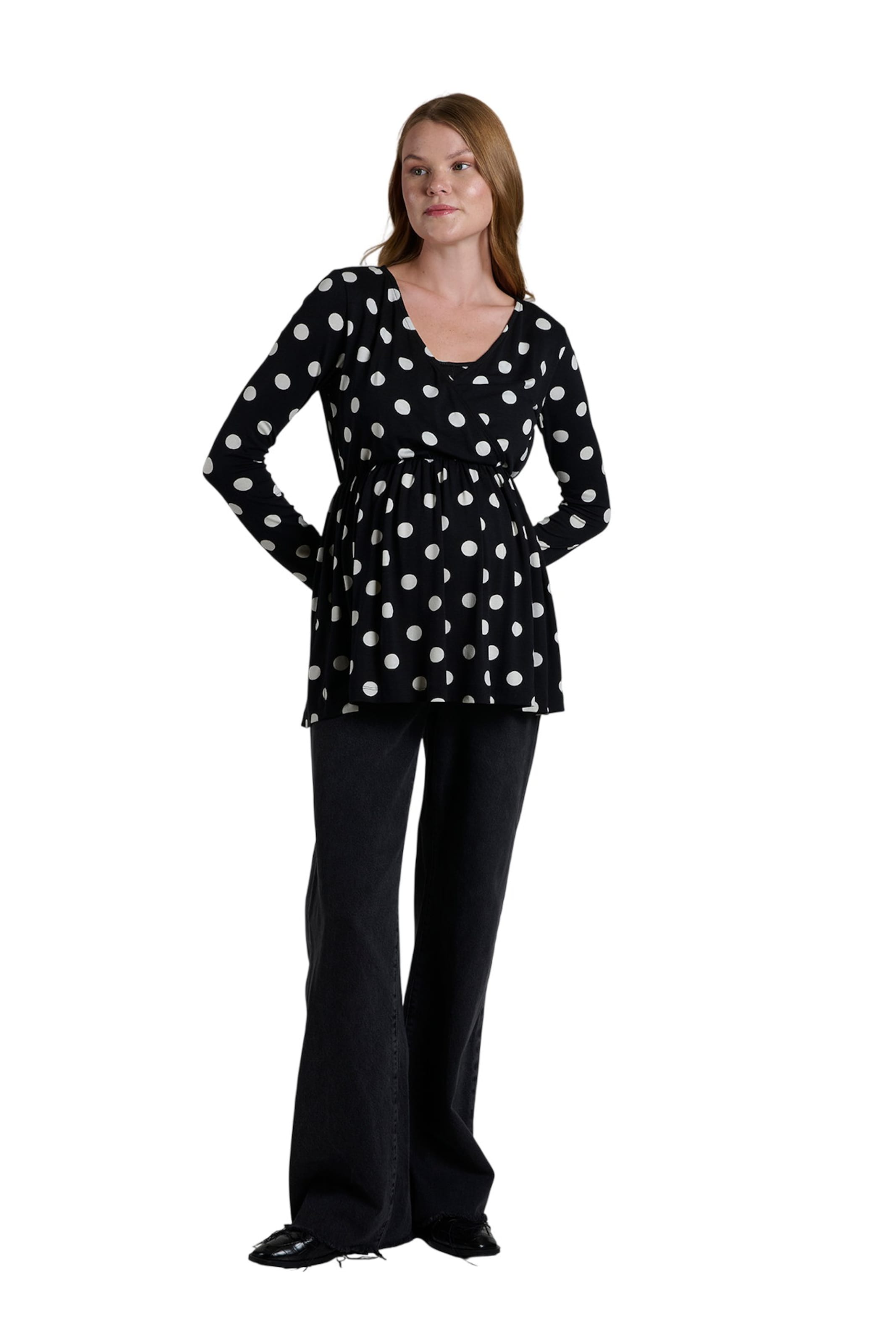 LYN MAMA Blouse in Black