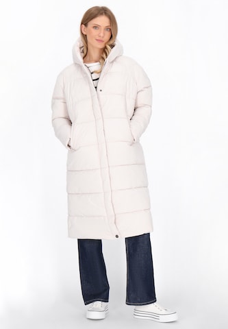 DreiMaster Maritim Winter coat in White: front