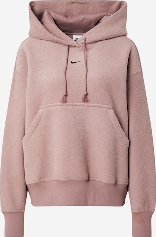 Sweat-shirt 'Phoenix' Nike Sportswear en rose : devant