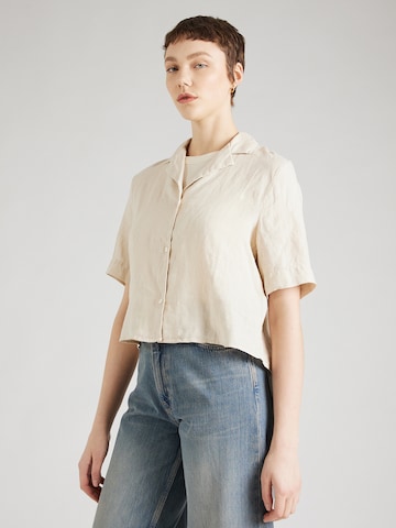 Givn Berlin - Blusa 'Carol' en beige: frente