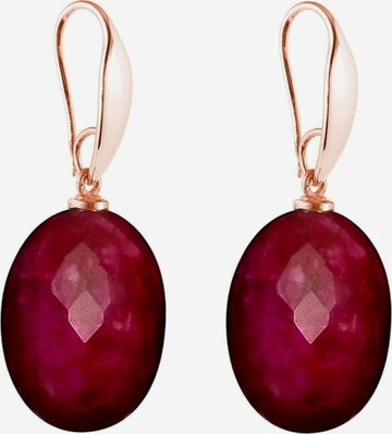 Boucles d'oreilles Gemshine en rouge