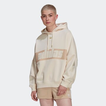 ADIDAS ORIGINALS Sweatshirt 'Ski Chic' in Beige: predná strana