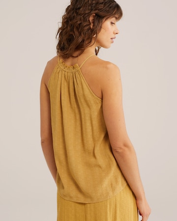 WE Fashion Top w kolorze żółty