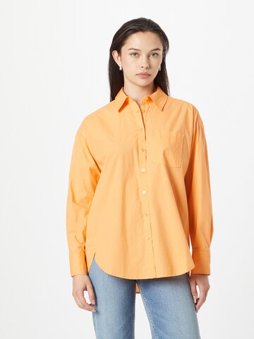 QS Μπλούζα σε πορτοκαλί: μπροστά