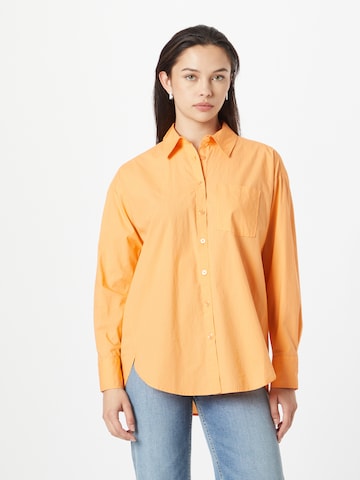 QS Блуза в оранжево: отпред