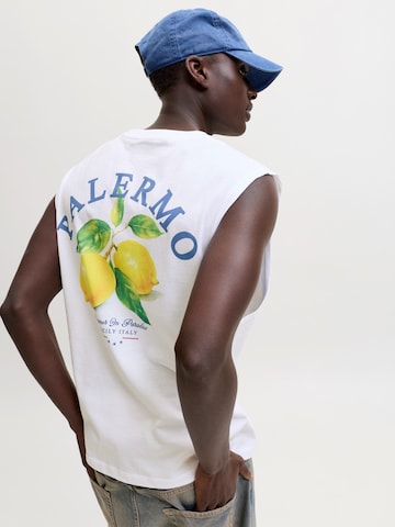 JACK & JONES Футболка 'JORSUMMER' в Белый: спереди