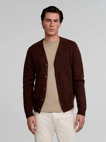 Scalpers Knit Cardigan 'Hansen' in Brown
