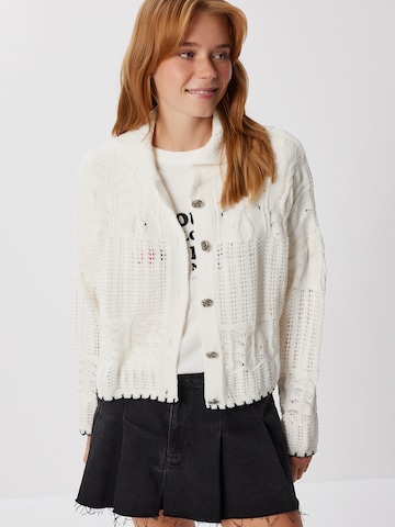 Giacchetta di Happiness İstanbul in beige: frontale