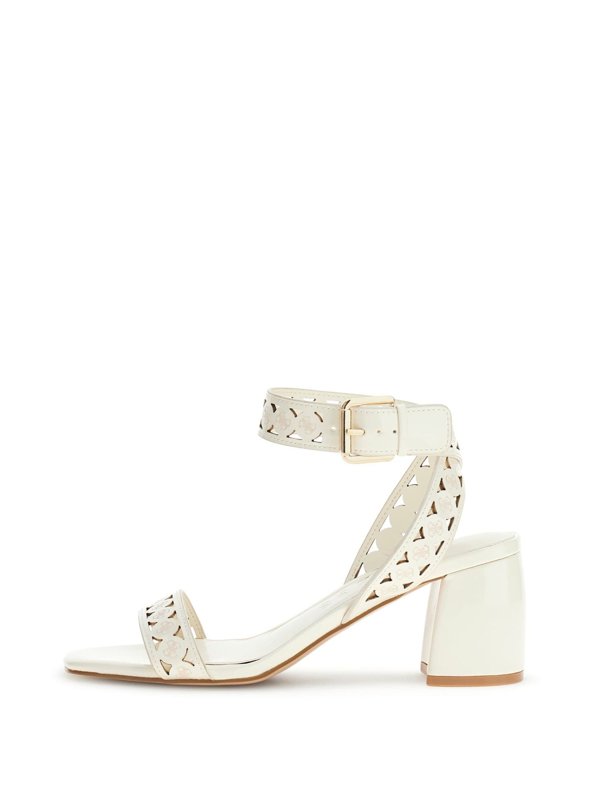 GUESS Strap Sandals 'Gastine' in Beige: front