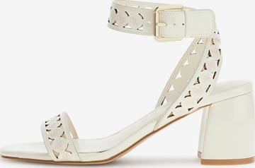 GUESS Strap Sandals 'Gastine' in Beige: front